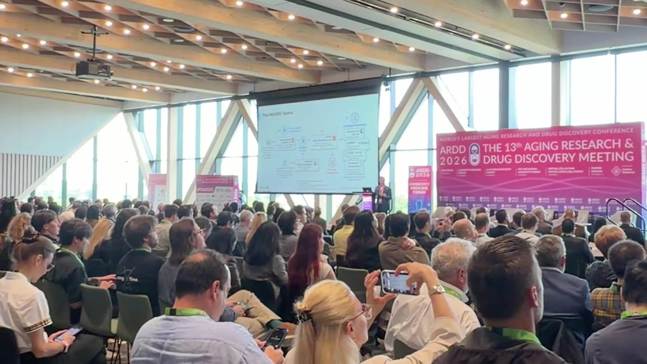 A wide audience and stage view at ARDD 2026.
